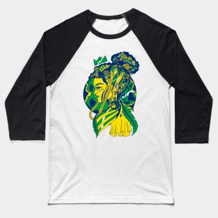 Brasil Beauty Queen Baseball T-Shirt